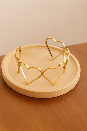 Bracelete Coração Vazado